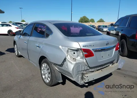 2019 Nissan Sentra S z USA, uszkodzony, nr VIN 3N1AB7APXKY433436